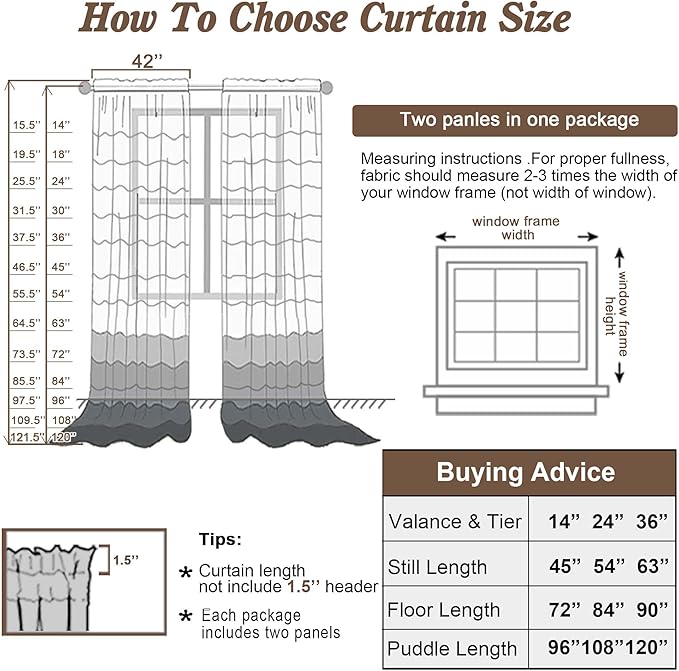 Chyhomenyc Light Grey Sheer Curtains 78 Inches Long 2 Panels Set for Living Room, Light Filtering Voile Lightweight Bedroom Curtains, Rod Pocket Solid Window Treatment Drapes, Each 42W x 78L