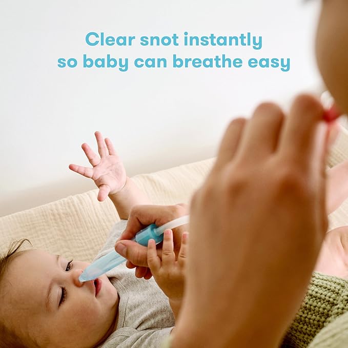Frida Baby Nasal Aspirator Original 60 NoseFrida Filter Refills, Replacement Filters, Hygiene Filters for NoseFrida The Snotsucker, BPA Free, Latex Free