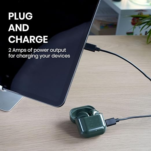 perixx PERIPRO-410 USB C Male to USB C Male Cable - USB 3.0 High-Speed Data Transfer and Charging - 3.0Ft Long (1m)