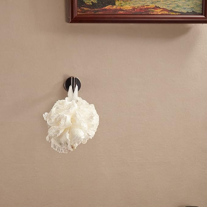 BigBig Home Bronze Towel Hooks, Bathroom Robe Hook Oil Rubbed, Bath Farmhouse Coat Clothes Hook Wall Mounted Rustic for Kitchen