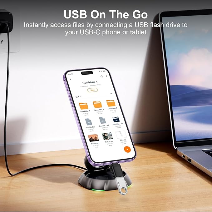 USB C to USB 3.0 Adapter 5Pack USB C Male to Female OTG Converter for Google Pixel 10A 10 Pro XL 10 Pro Fold 10 9A 9 8 7 6 Pro,OTG Adapter for Android Replacement for Samsung Galaxy S25 S24 S23 S22