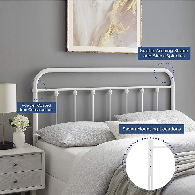 Modway Sage Adjustable, White, Queen