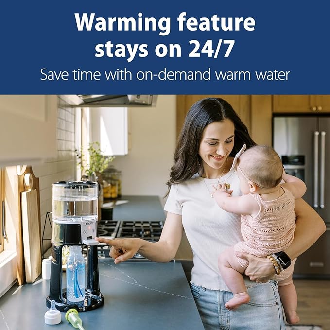 Dr. Brown's Insta-Prep Warm Water Dispenser with Baby Formula Dispenser, Pink