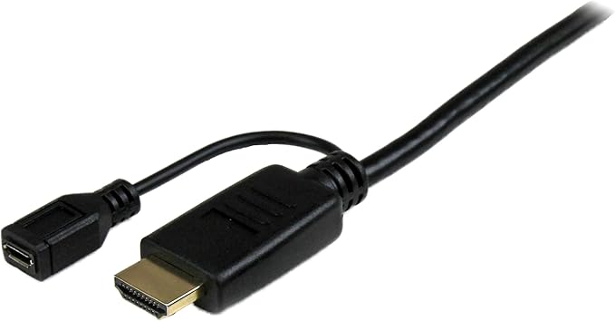 StarTech.com HDMI to VGA Cable - 10 ft / 3m - 1080p - 1920 x 1200 - Active HDMI Cable - Monitor Cable - Computer Cable (HD2VGAMM10)