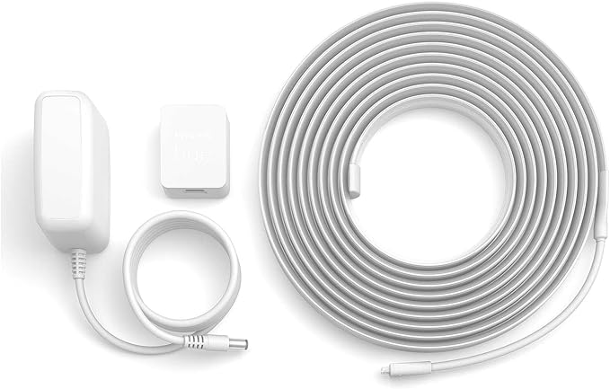 Philips Hue Indoor 16 Ft Smart LED Solo lightstrip Base Kit - 1 Pack - Control with Hue App - Compatible with Alexa, Google Assistant and Apple HomeKit