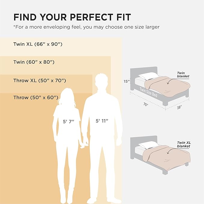 Bedsure GentleSoft Twin Blanket for Couch - Cozy Soft Blankets for Women, Cute Small Fleece Throws for Girls, Linen, 60x80 Inches