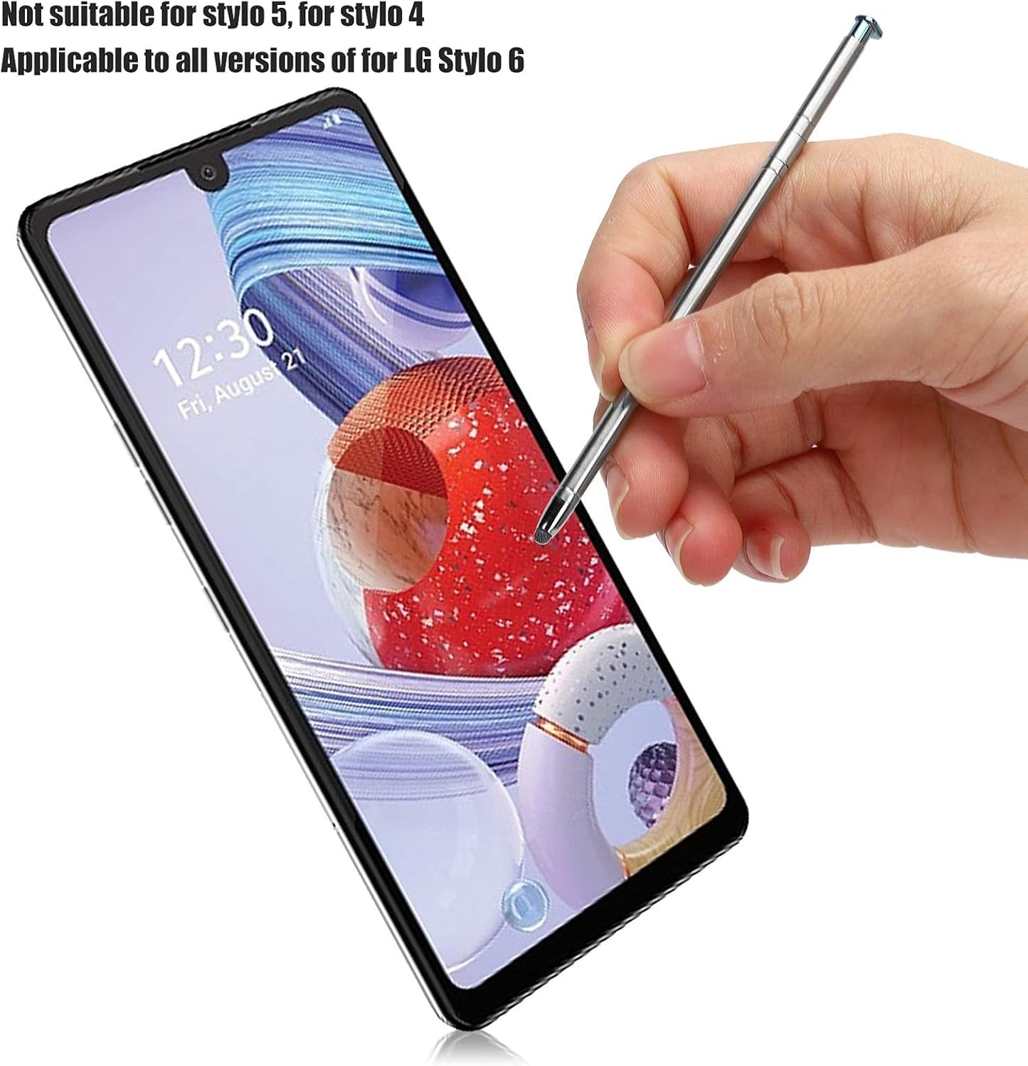 LG Stylo 6 Pen Replacement - Touch Stylus Pen for All Versions of LG Stylo 6 Q730TM Q730AM Q730VS Q730MS Q730PS.
