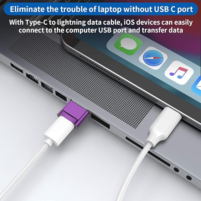 USB C Female to USB Male Adapter (4-Pack),Type C to USB A Charger Cable Adapter for iPhone 11 12 13 14 15 Pro Max,Samsung Galaxy S24 S23 S22 Ultra,Google Pixel 7 6 5,iWatch Watch Series 7 SE,AirPods