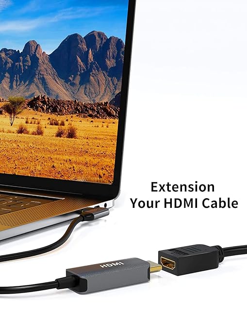 CableCreation DVI to HDMI Cable 0.5ft Short 2PAK, Bi-Directional HDMI Female to DVI-D(24+1) Male Adapter, 1080P DVI-D to HDMI Conveter, for PC,TV Box, PS5, Blue-ray, Xbox,Switch