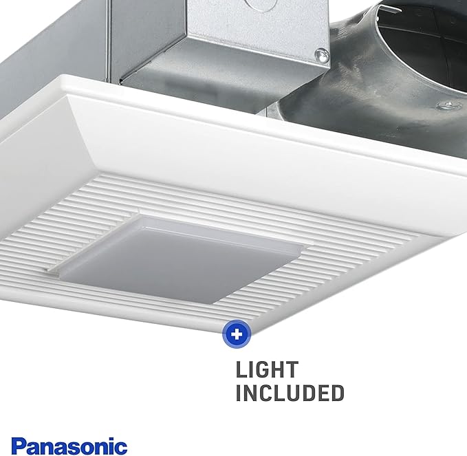Panasonic FV-0510VSCL1 WhisperValue Multi-Flow Bathroom Fan, White