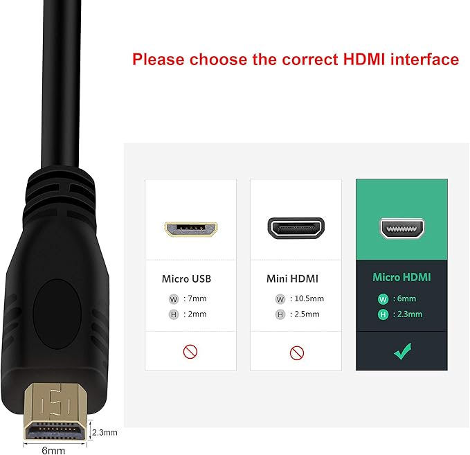 avedio Links Micro HDMI to VGA Adapter, Active Micro HDMI to VGA Video Converter Cable with 3.5mm Stereo Audio, (Male to Female) Compatible with Laptop, Projector, HDTV, Chromebook