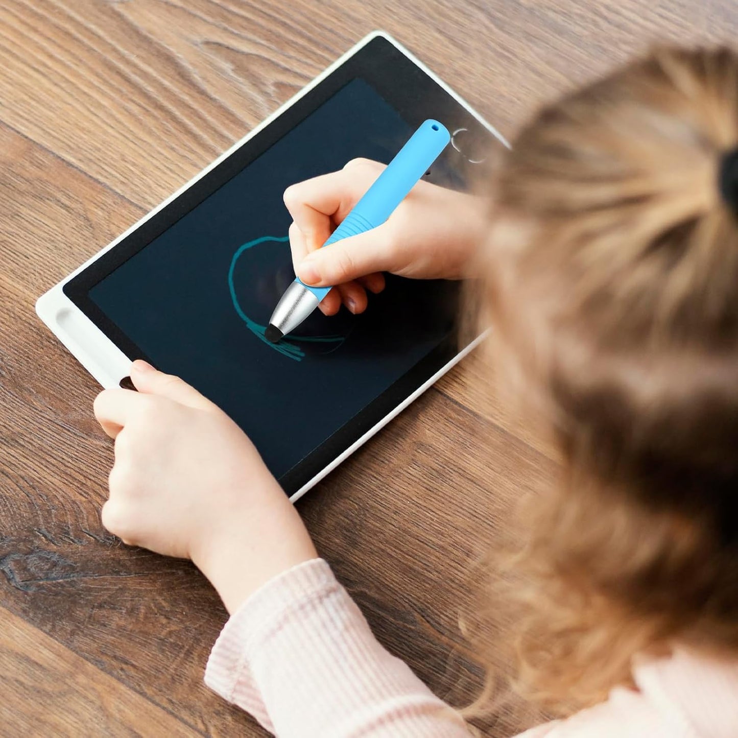 Kid-Friendly Touch Screen Pens, 3 pcs Stylus + 3 pcs Anti-Lost Ropes, Silicone Anti-Slip Tablet Stylus Compatible