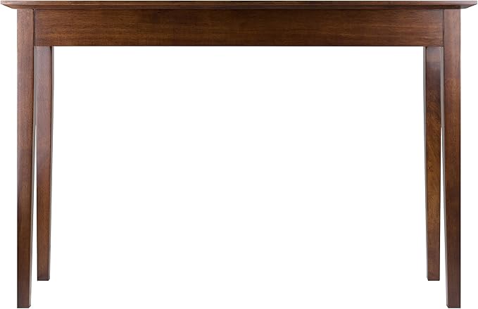 Winsome Rochester Console Table with Drawer, for Living Room, Hallway, Bedroom, 29", Antique Walnut