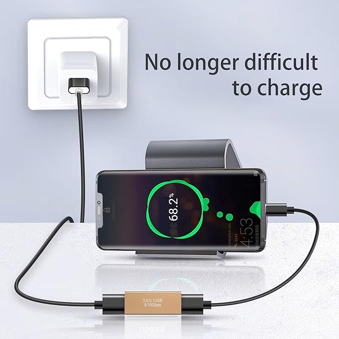 3Pack Female to Female USB Adapter, High Speed USB 3.0 Extension Connector, Suitable for Connecting Two USB Male Ends Cable, Gold
