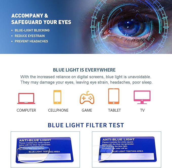 Henotin 3-Pack Blue Light Blocking Reading Glasses,Spring Hinge Computer Readers for Men Women,Anti UV Ray Filter Eyeglasses (readers for women, 1.25)