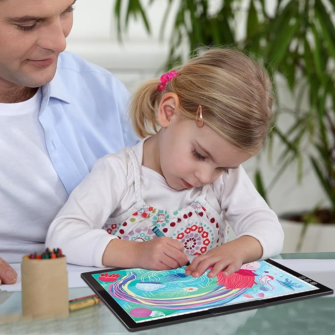 Rechargeable A4 Light Pad with Bag, Innovative Stand and Top Clip, Elice Wireless Bright Light Tracing Board Portable Artcraft Tracer Box for Artists, Drawing, Cricut Weeding Vinyl, Diamond Painting