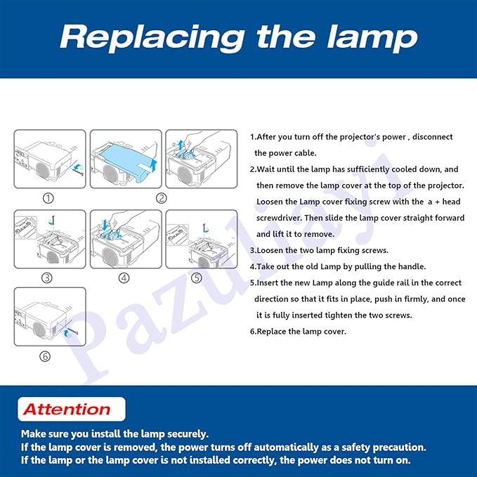 V13H010L97 Replacement Projector Lamp Bulb for ELPLP97 Epson Home Cinema 1080 2350 880 2250 2200,Powerlite E20 X49 W49 118, EX3280 EX5280 Pro EX9240 Pro EX7280,VS260 H975 H978