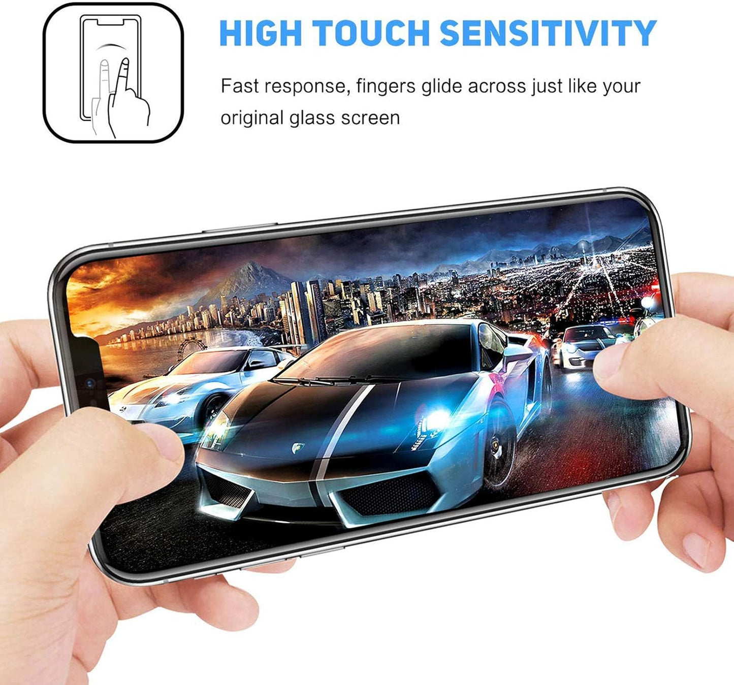 For Doogee DK10 Screen Protector Tempered Glass, [1 Pack] High Clear [9H Hardness] Protective Film