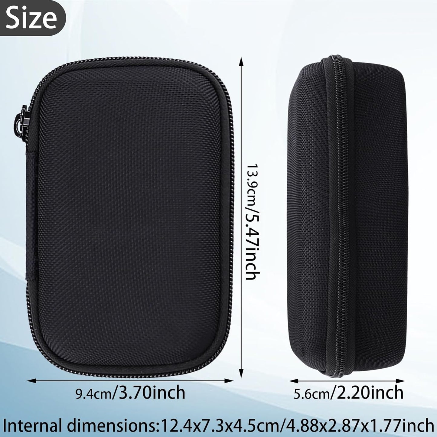 khanka Hard Case Replacement for Anker 3-in-1 Power Bank - 10,000mAh Portable Charger, Case Only (Black)