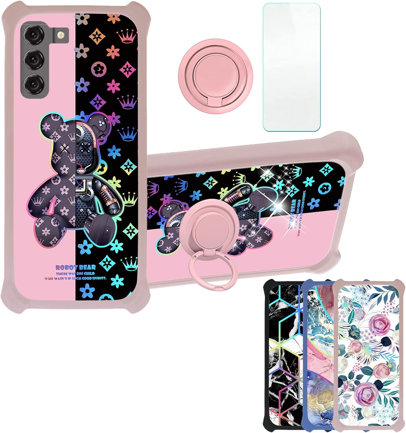 jioeuinly Sky Elite B63 Case Compatible with Sky Devices Elite B63, [with Tempered Glass Screen Protector][Hard PC +
