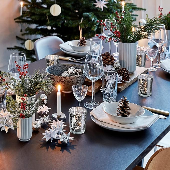 LETINE Silver Votive Candle Holders Set of 36 - Speckled Mercury Silver Glass Candle Holder Bulk - Ideal for Halloween & Thanksgiving Decorations Indoor，Wedding Centerpieces，Home Decor