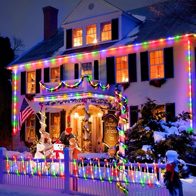 KNONEW 328FT 1000LED Rope Lights for Outside,Outdoor String Lights Waterproof 8 Modes Clear Tube Light for Indoor,Bedroom,Wedding,Garden,Patio,Christmas,Tree,Rv,Holiday Decoration(Multicolor)