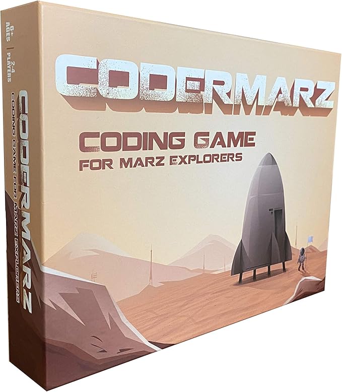 Game for Space and AI Learners! NBC Featured: First Ever Board Game for Boys and Girls Age 6+. Teaches About Mars, AI and Computer Programming Through Fun Astronaut and Neural Adventure!