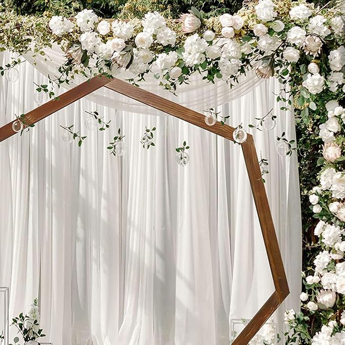 WEISPARK 100PCS Artificial Hydrangea Flowers, Fake Flowers Silk Hydrangea Full Flowers Heads with Stems for Wedding Home Party Shop Baby Shower Decor (Ivory)
