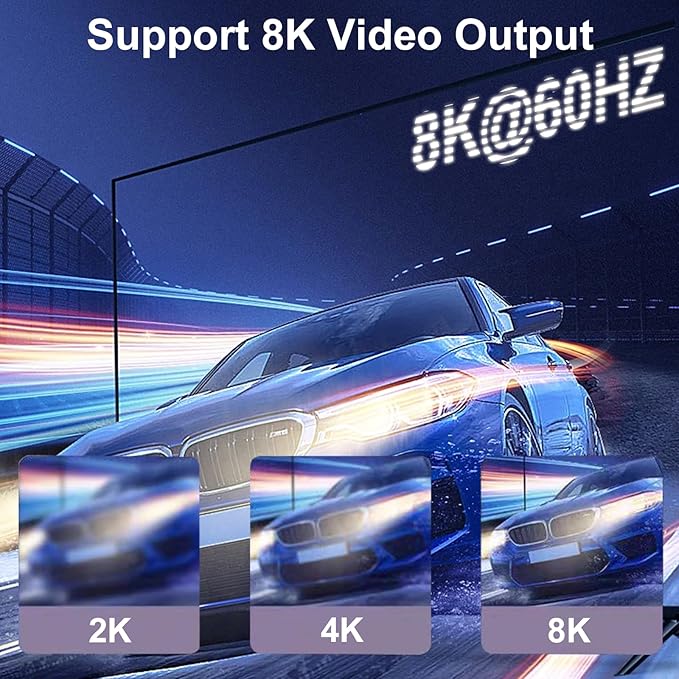 Danfetsoy USB C Coupler 80Gbps, USB C Female to Female Adapter Thunderbolt 5/4 Support 240W/80Gbps /8K@60Hz Video for MacBook, Laptop, Tablet, etc(White 2pack)