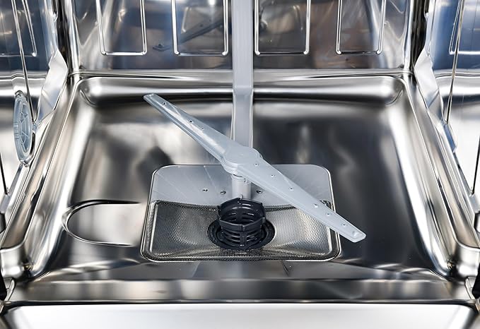 Kenmore Elite 24" Built-in Stainless Steel Tub Dishwasher TotalFlex 3rd, SmartWash, UltraWash, TurboDry, MoreSpace Plus Adjustable Rack, Energy Star Certified, Black