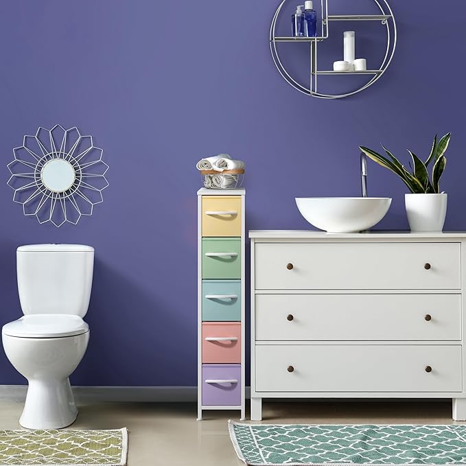 Sorbus Kids Dresser with 5 Drawers - Storage Unit Organizer Chest for Clothes - Bedroom, Kids Room, Nursery, & Closet