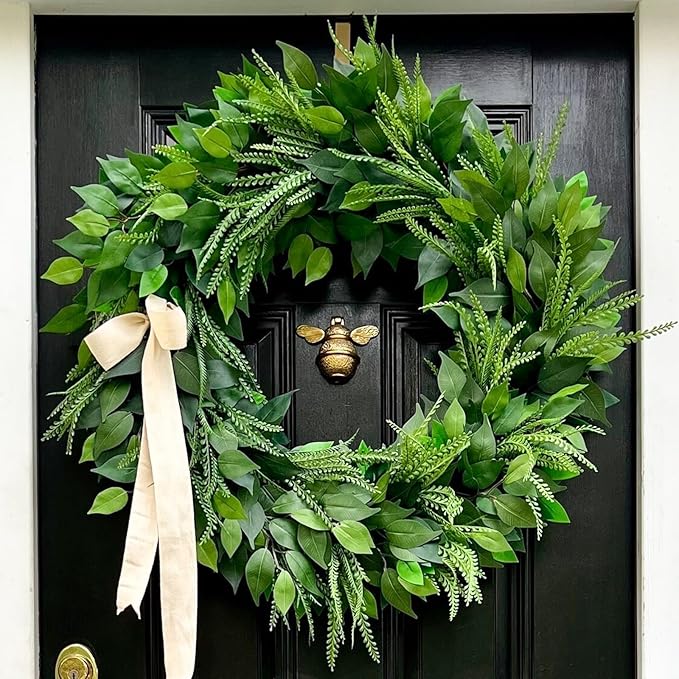 GTIDEA 36PCS Artificial Ficus Leaves Branches Faux Ficus Tree Branches Artificial Greenery Stems Silk Floral Arrangement for Benjamina Tree DIY Wedding Bouquet Summer Wreath Wall Decor (24.04 Inch)