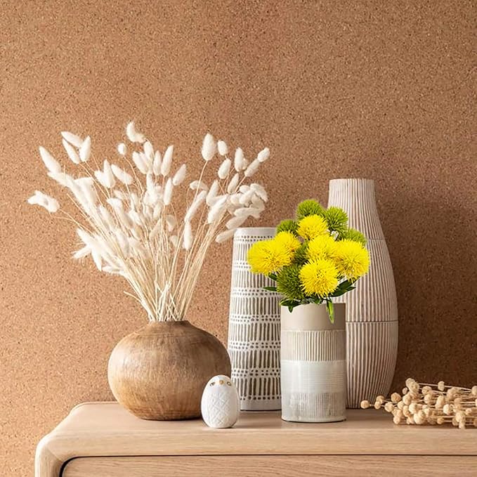 Uieke 10 Pcs Dandelion Artificial Flowers, Artificial Flowers for Decoration Fake Plants Bouquet Plastic Flowers for Home Decoration Wedding Decor Flower Arrangment Green