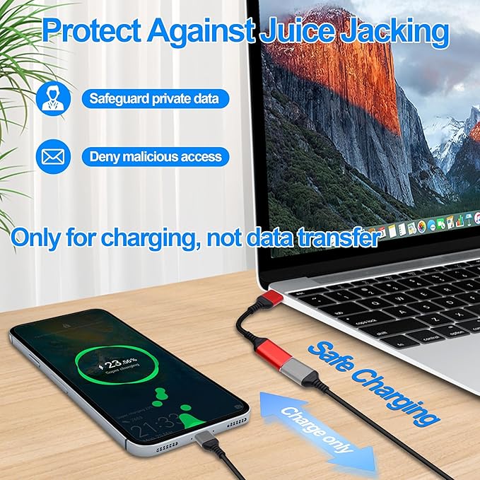 USB 3.0 Data Blocker USB Type A Male to Female Data Blocking Defender Adapter Cable Only Charging Protect Against Juice Jacking, Hacking for Phone Tablet -15cm/6 inch, 2 PCS