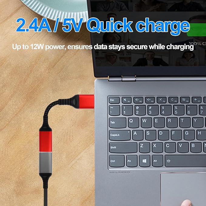 USB 3.0 Data Blocker USB Type A Male to Female Data Blocking Defender Adapter Cable Only Charging Protect Against Juice Jacking, Hacking for Phone Tablet -15cm/6 inch, 2 PCS