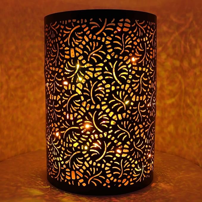 QBIS Battery Powered Fairy Lights for Bedroom, 40 LED Lights, Battery Operated String Lights for Christmas, Halloween Decorations, 6hr Timer Mode, Red, Orange, Yellow Fairy Lights