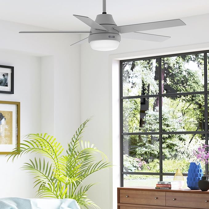 Hunter 52614 Aerodyne Ceiling Fan 52 inches Dove Grey
