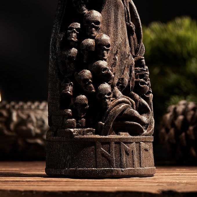 Hel Norse Goddess, Hel Viking Goddess, Pagan Altar Figure, Norse Gods, Pagan Statue, Scandinavian Goddess, Viking Statue, Norse Pantheon (Black)