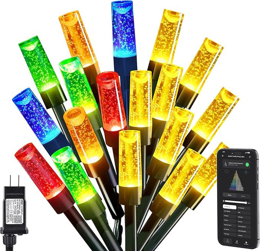 Brizled Smart Christmas Tree Lights, 66FT 200 LED Color Changing Christmas String Lights App & Voice Control, Warm White & Multicolor WiFi Xmas Light Music Sync for Indoor Outdoor Xmas Wedding Party