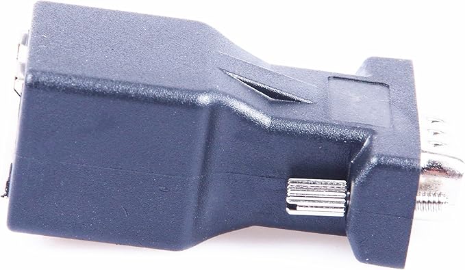 DB9 RS232 COM Male Port to RJ45 Female Connector Card DB9 Serial Port Extender to LAN CAT5 CAT6 RJ45 Network Ethernet Cable Adapter
