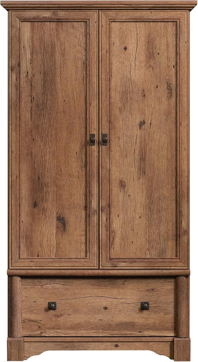 Sauder Palladia Armoire, Vintage Oak finish