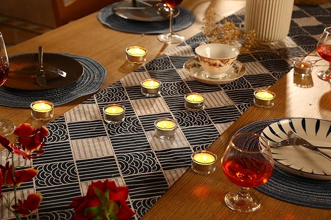 GOLDEAL 60-Pcs Tealight Candle Holders,Small Clear Glass,Tealight Holders Bulk Use for Weddings Parties Dinner,for 1.5" Tealight. Candle Mould