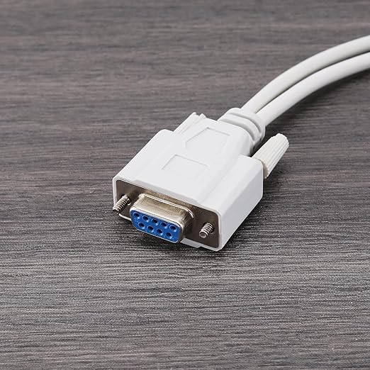 ECSiNG 2Pcs DB9 Serial Splitter Cable Replacement DB9 9 Pin 1 Female Ale to 2 Male Rs232 Serial Splitter Adapter Accessories for Connecting Computers Digital Machine Tools