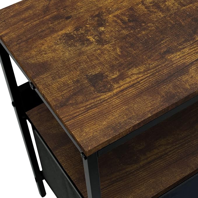 Sorbus TV Stand Dresser with 2 Drawers - Television Riser Chest with Storage - Bedroom, Living Room, Closet, & Dorm Furniture