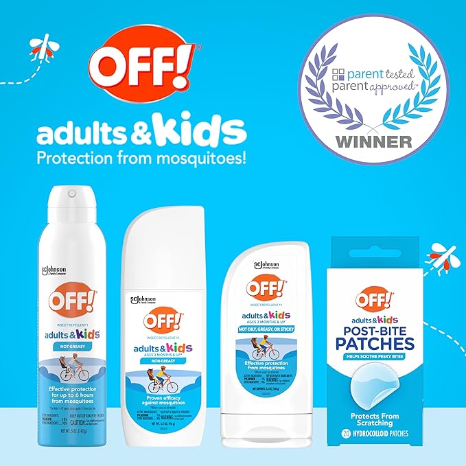 OFF! Insect Repellent Aerosol for Adults & Kids, Fragrance-Free Bug Spray for Everyday Protection from Mosquitoes and Ticks, 7.5 Oz