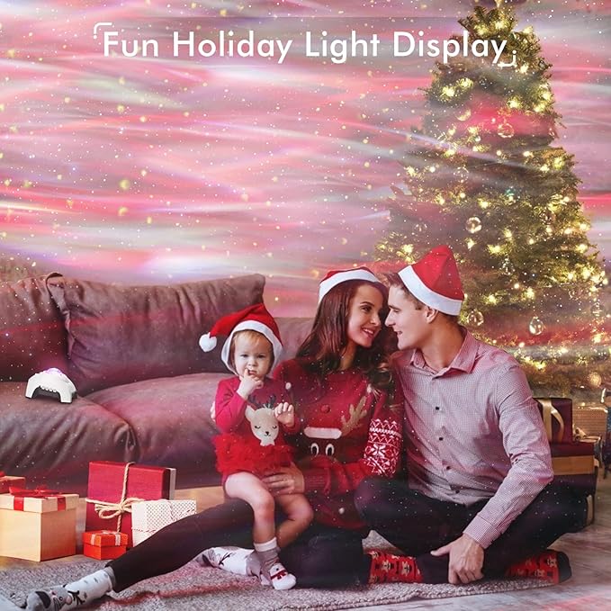 Rossetta Star Projector, Galaxy Projector for Bedroom, LED Night Light Aurora Projector with Bluetooth Speaker, White Noise, Timer and Remote, Room Decor, Gifts for Kids, Adults, Christmas, Birthday
