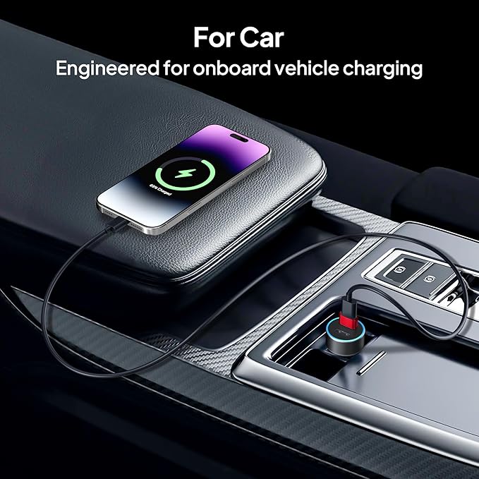 Basesailor for Samsung Galaxy S25 USB C Adapter 3Pack,Type C Female to USB A Male Car Charger USBC Converter for iPhone 17 16 15 Pro Max Plus,Apple Watch 11 SE/Ultra 3,Airpods Pro 3,iPad 10 Air Mini 7