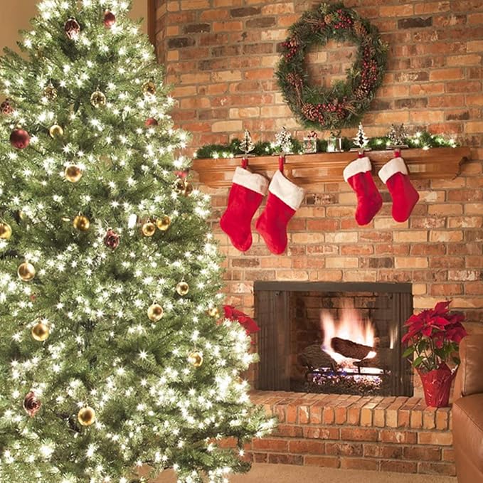 Christmas Lights, Battery Operated String Lights 18ft 50 LED Mini String Lights, Waterproof Lights with Remote Timer 8 Modes, Indoor Outdoor Garden Party Wedding Xmas Tree Decoration, Cool White