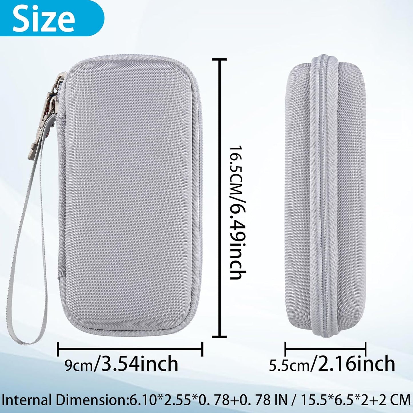 khanka Hard Travel Case for Anker MagGo 3-in-1 Charging Station, Qi2 Certified 15W MagSafe-Compatible Stand (White)