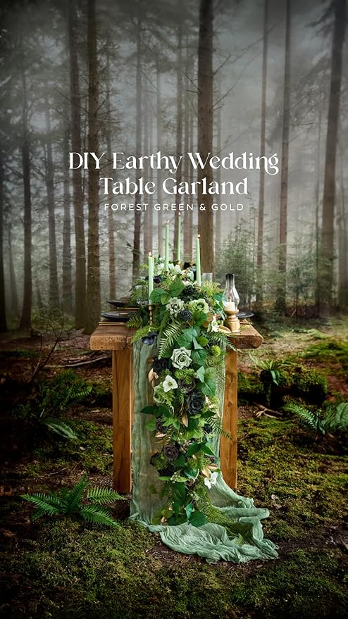 Ling's moment Artificial Flowers 25Pcs Emerald Green Mix Roses Decor w/Stems,3" Real Touch DIY Foam Floral for Wedding Bouquet/Centerpieces, Outdoors Party Backdrop, Room/Table, and Garden/Pot Decor